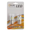 LED ��������� Solar 12/24V S25 BA15s 18SMD 120lm white, 2��
