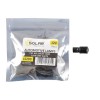 LED ��������� Solar 12V T10 W2.1x9.5d 1SMD 0,5W with lens white 10��