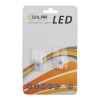 LED ��������� Solar 12V T10 W2.1x9.5d 1smd 5050 white, 2��