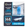 ���������� ����� Solar H4 12V 60/55W P43t-38 StarBlue 4200K, SET