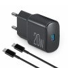 ��������� �������� ������� Brevia ePower PD20W + ������ USB-C to USB-C 1� ������