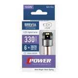 LED ��������� Brevia Power P21W 330Lm 6x3020SMD 12/24V CANbus, 2��