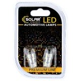 LED ��������� Solar 12V T10 W2.1x9.5d white, 2��