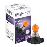 ���������� ����� Brevia PY24W 12V/24V PGU20/4 AMBER Power +30% CP