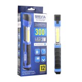 ����������� ����������� ����� Brevia LED 3W COB+1W LED 300lm 2000mAh, type-C